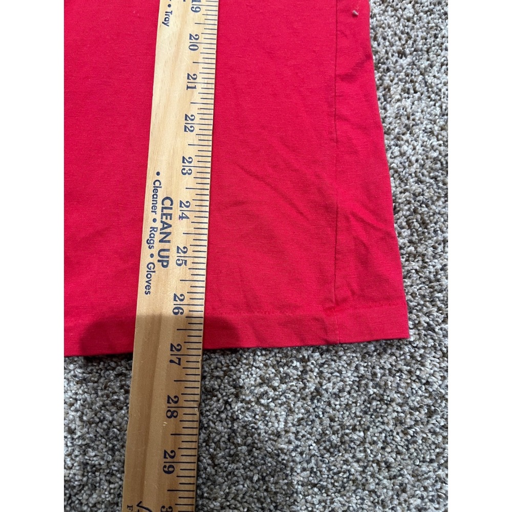 Vintage Polo Country Ralph Lauren Red Pocket T-Shirt Single Stitch Crest Logo S - Picture 8 of 10